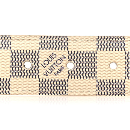 Louis Vuitton Damier Azur Voyage Belt  90 36 6 of 10