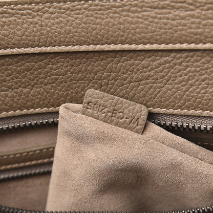 Celine Drummed Calfskin Mini Luggage Dune 7 of 11