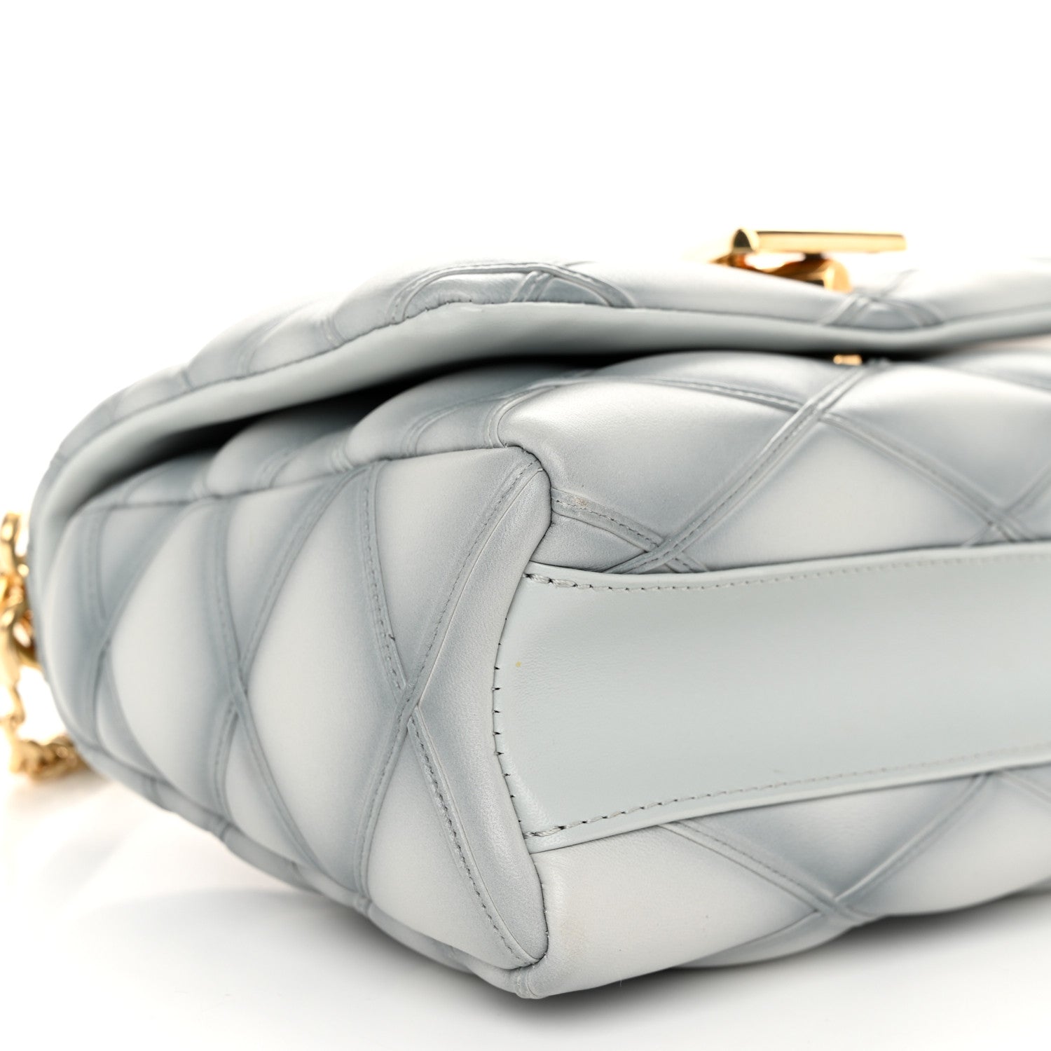 Louis Vuitton Lambskin Malletage GO-14 MM Ecume 9 of 11