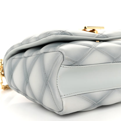 Louis Vuitton Lambskin Malletage GO-14 MM Ecume 9 of 11