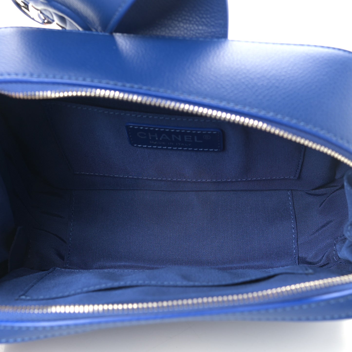 Caviar Quilted CC Box Camera Case Blue