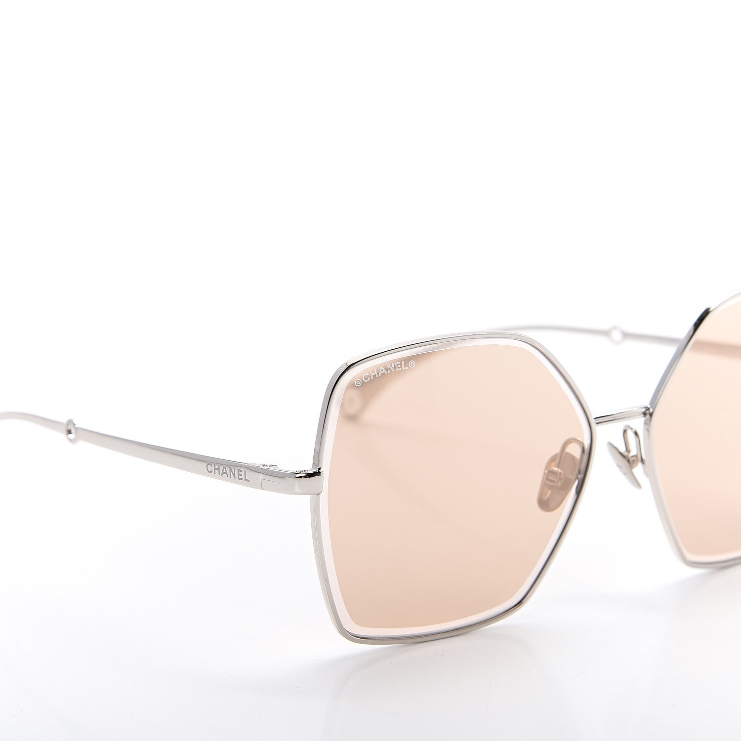 Chanel Butterfly Removable Pearl Chain Sunglasses 4262 Brown 8 of 9