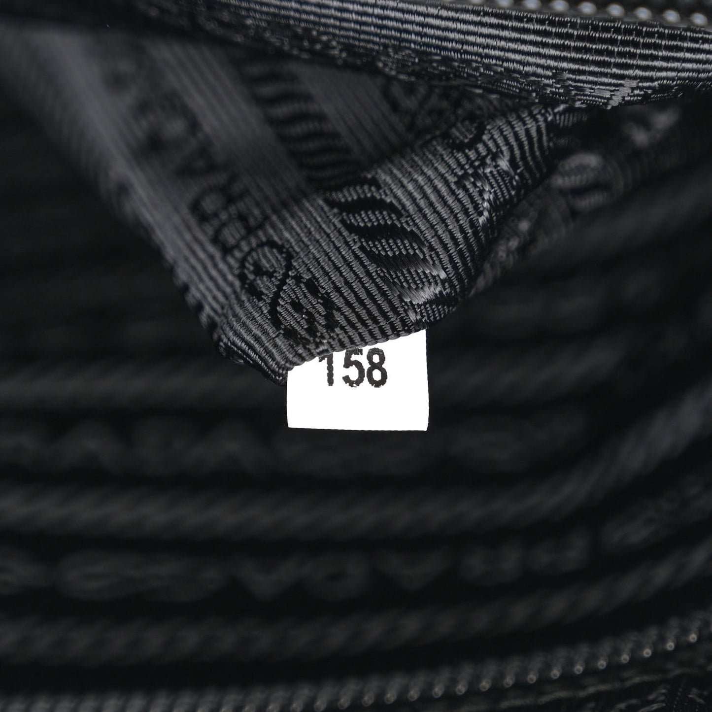Tessuto Nylon Saffiano Double Buckle Messenger Shoulder Bag Black