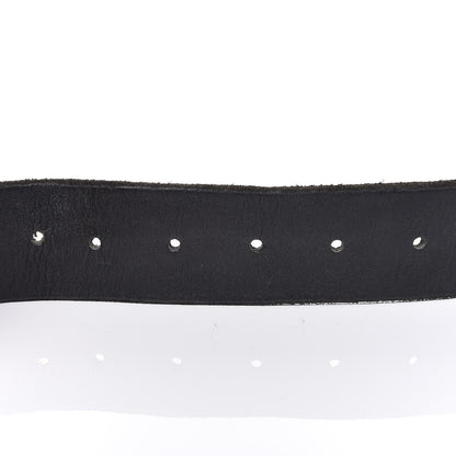 Gucci Faded Calfskin Double G 40mm Belt 80 32 Black 6 of 7