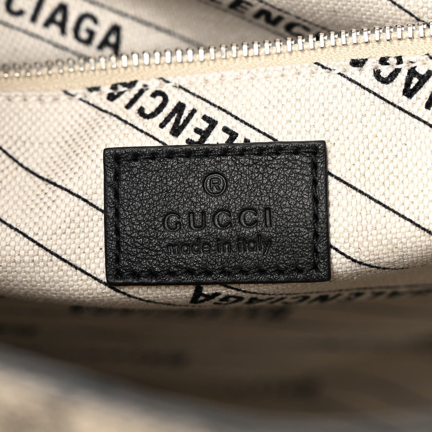 X GUCCI GG Supreme Monogram Neo Classic Silver Hardware City Beige Ebony