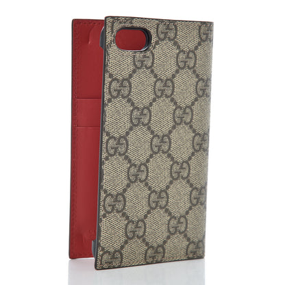 Gucci GG Supreme Monogram Bosco iPhone 7/8 Case Red 3 of 9