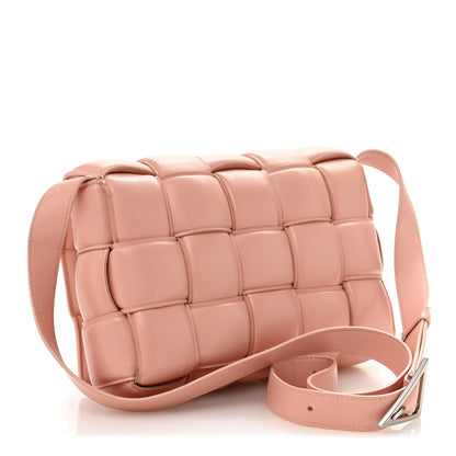 Bottega Veneta Nappa Maxi Intreccio Padded Cassette Crossbody Bag Peachy 3 of 12