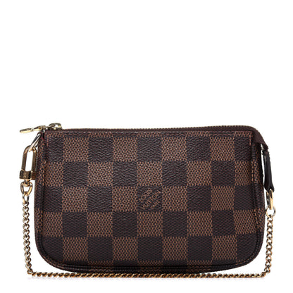 Louis Vuitton Damier Ebene Mini Pochette Accessories 1 of 13