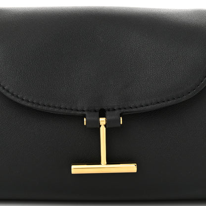 Tom Ford Natural Grain Calfskin Tara Chain Shoulder Bag Black 8 of 10