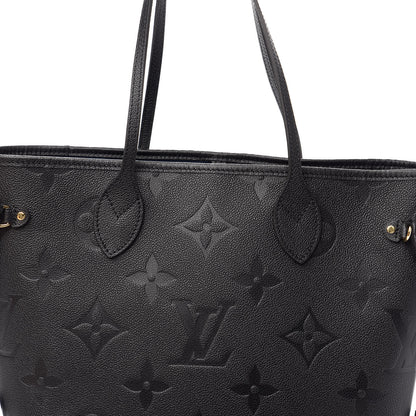 Louis Vuitton Empreinte Monogram Giant Neverfull MM Black 10 of 12