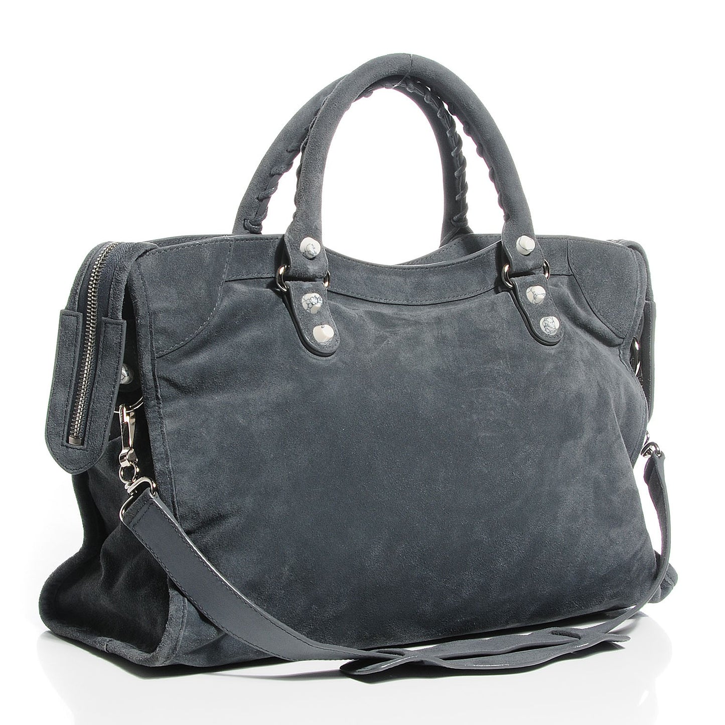 Baby Daim Suede Marble Hardware City Grey