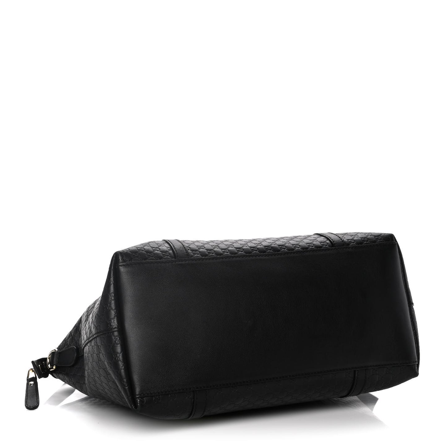 Soft Microguccissima Dome Satchel Black