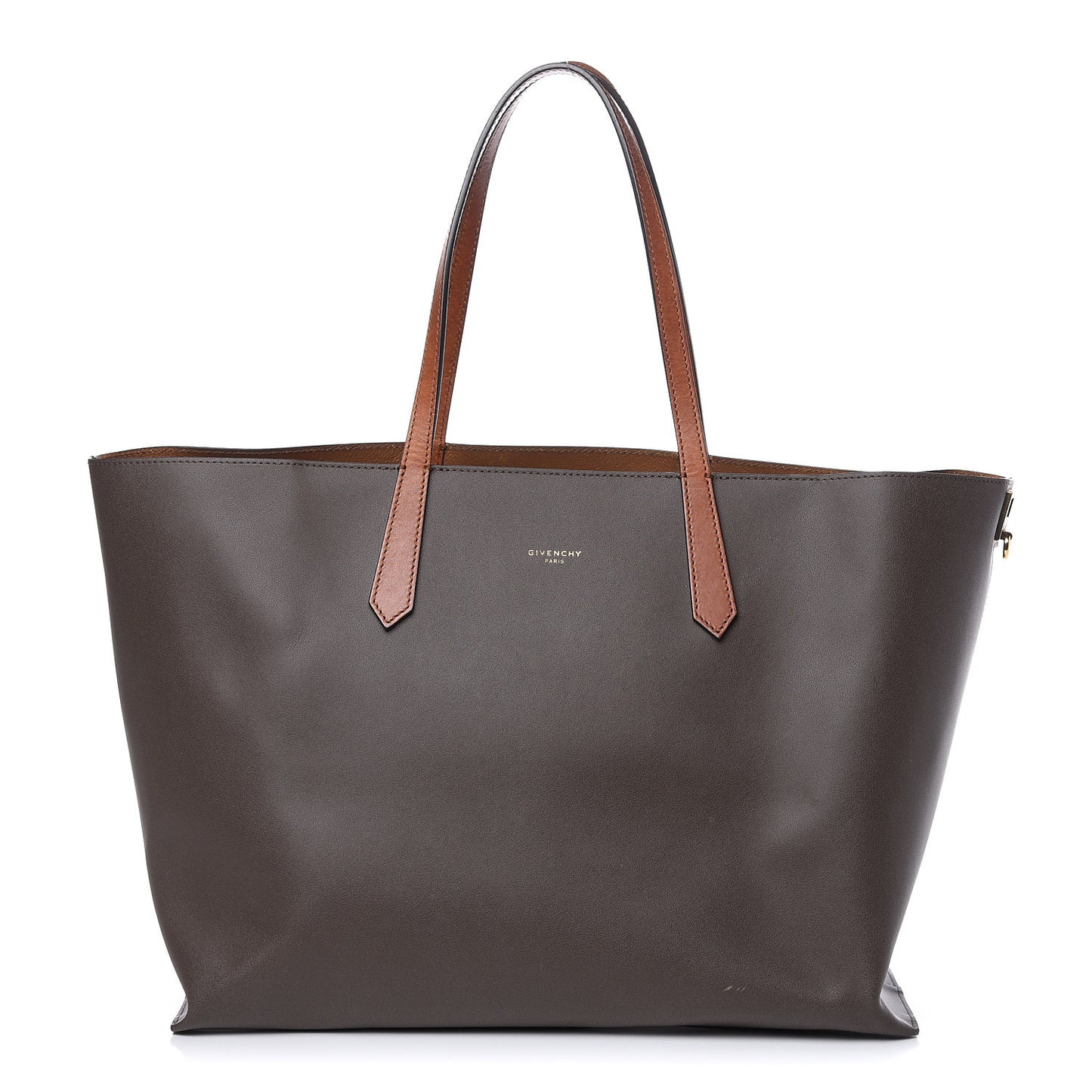 Calfskin Medium GV Shopper Tote Grey