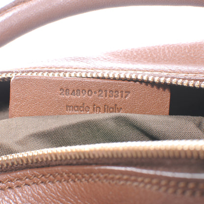 Saint Laurent Leather Sac Dandy Brown 7 of 7