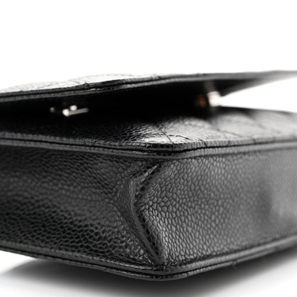 Chanel Caviar Quilted Wallet on Chain WOC Black 10 of 11