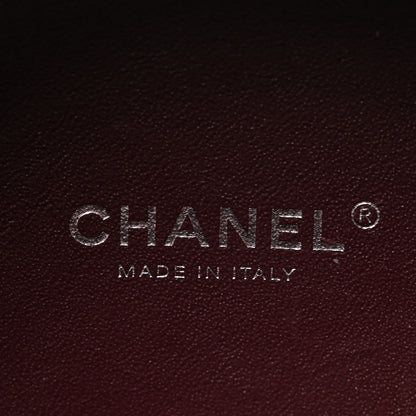 Chanel Metallic Caviar Quilted Camera Case Blue 6 of 12