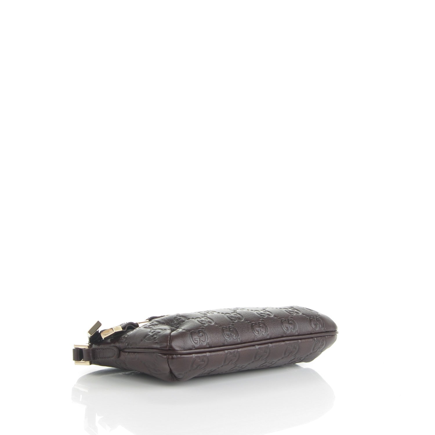 Gucci Guccissima Princy Wristlet Dark Brown 4 of 7