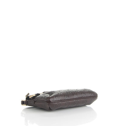 Gucci Guccissima Princy Wristlet Dark Brown 4 of 7