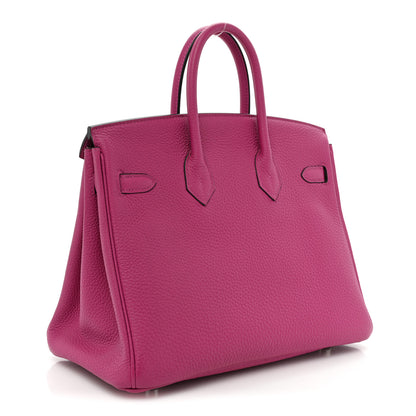 Hermes Togo Birkin 25 Rose Pourpre 3 of 16