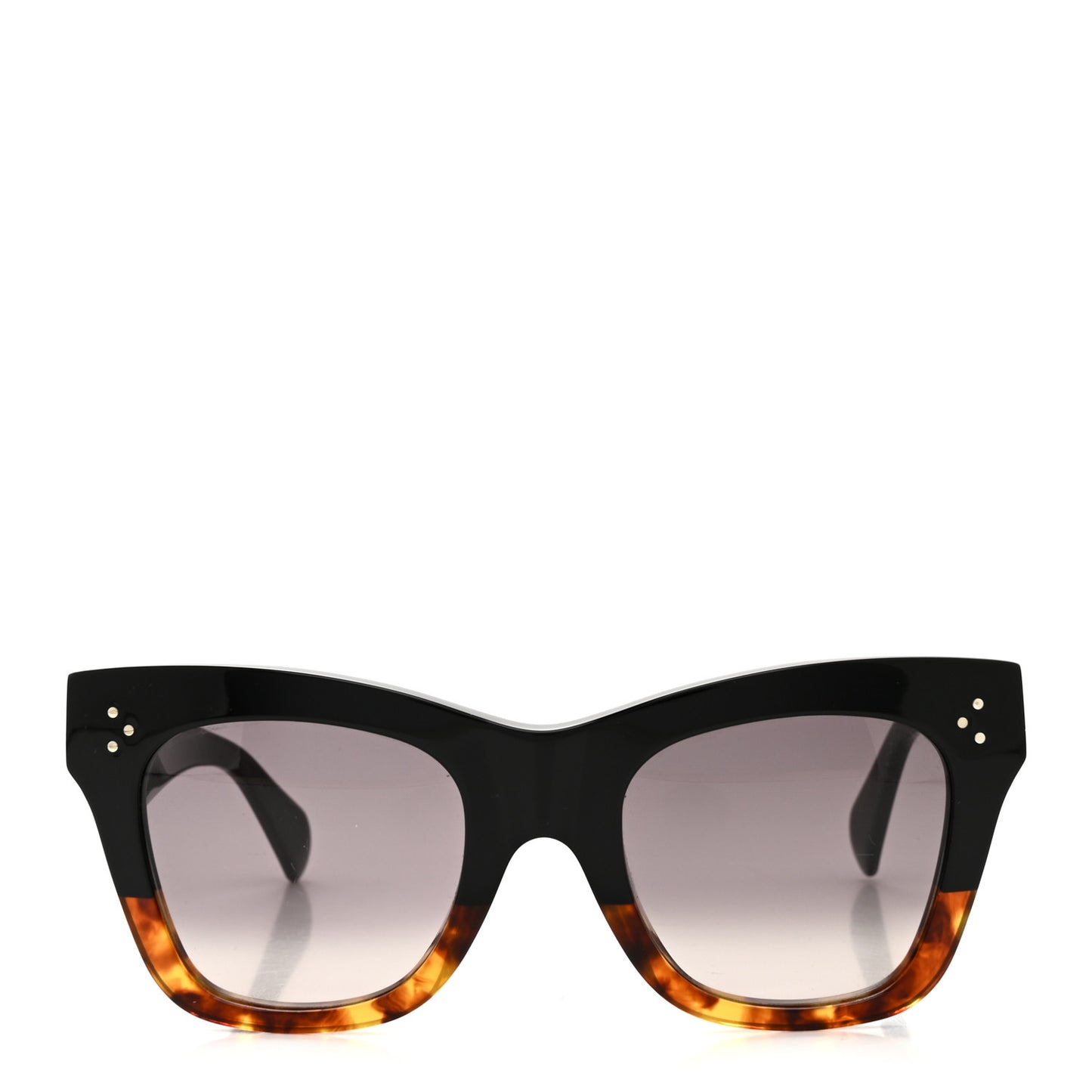 Acetate Polarized Cat Eye Sunglasses CL4004IN Havana Black