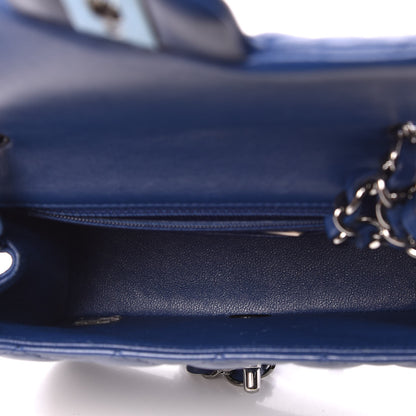 Chanel Lambskin Quilted Mini Square Flap Blue 5 of 8