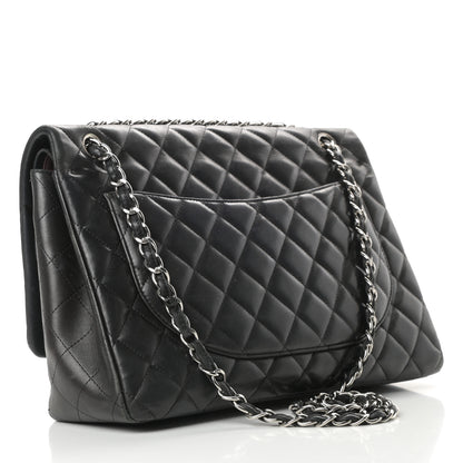 Chanel Lambskin Quilted Maxi Double Flap Black 3 of 25