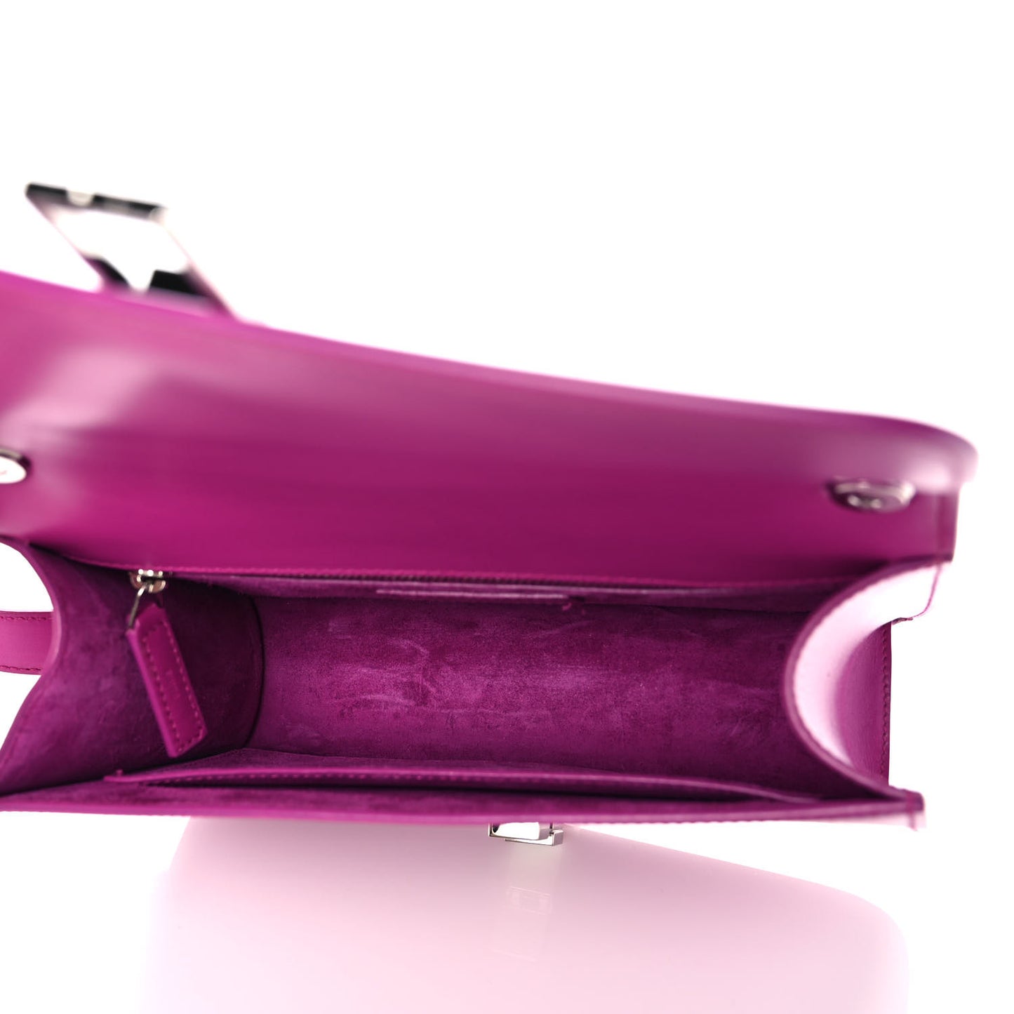 Smooth Calfskin Le Carre Shoulder Bag Purple
