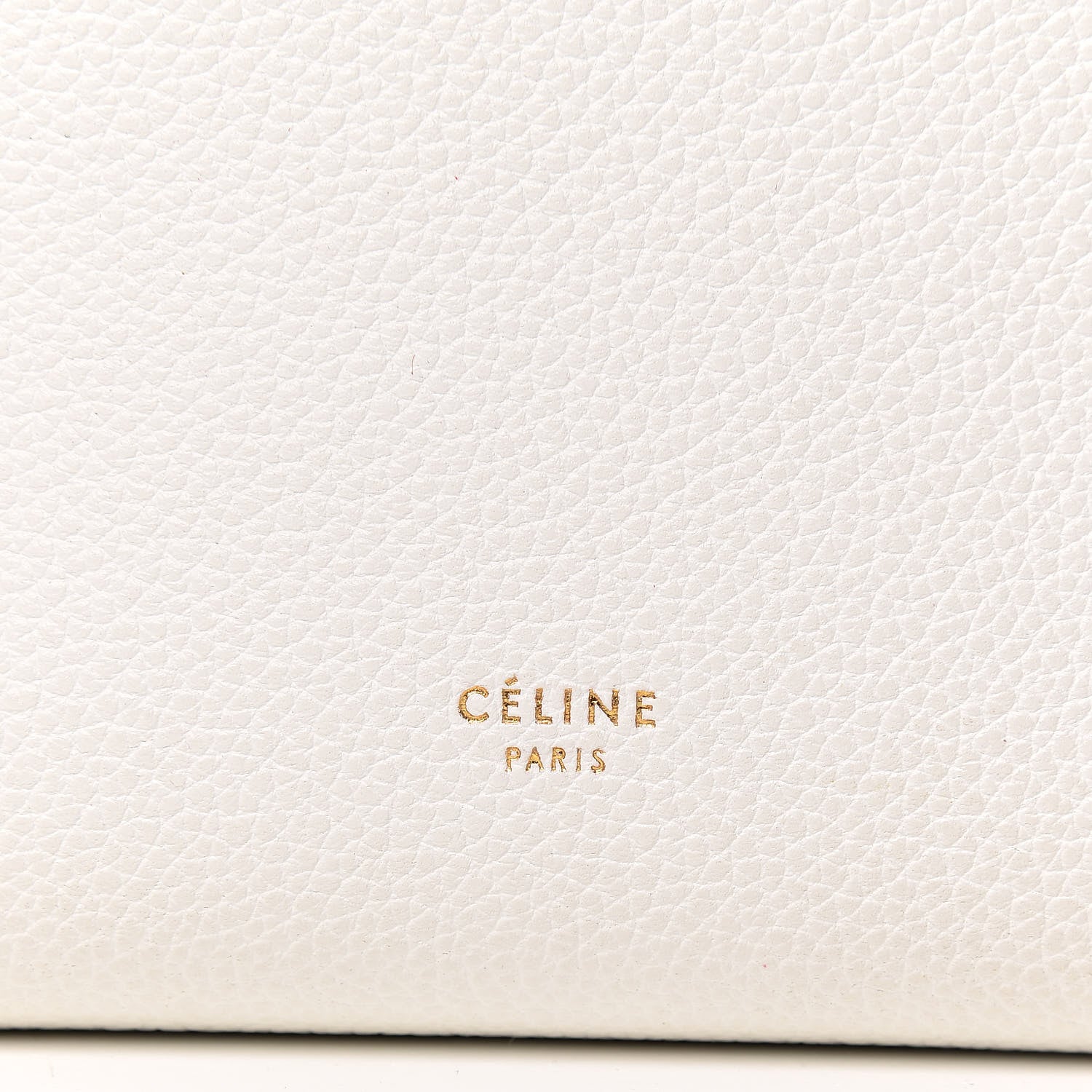 Celine Soft Grained Calfskin Small Sangle Bucket Bag White 11 of 11