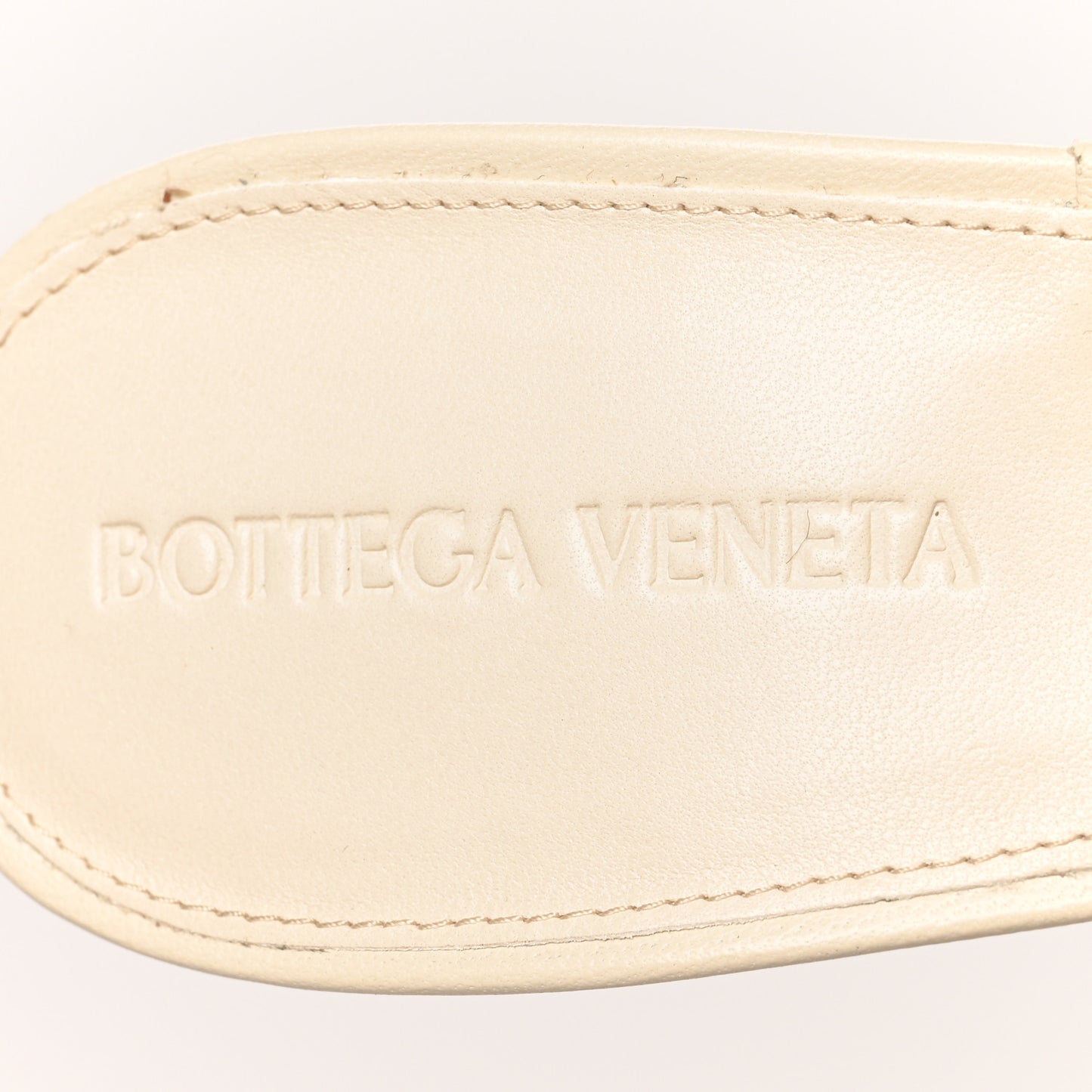 Nappa Quilted Rubber Lido Mule Sandals 38 Sea Salt