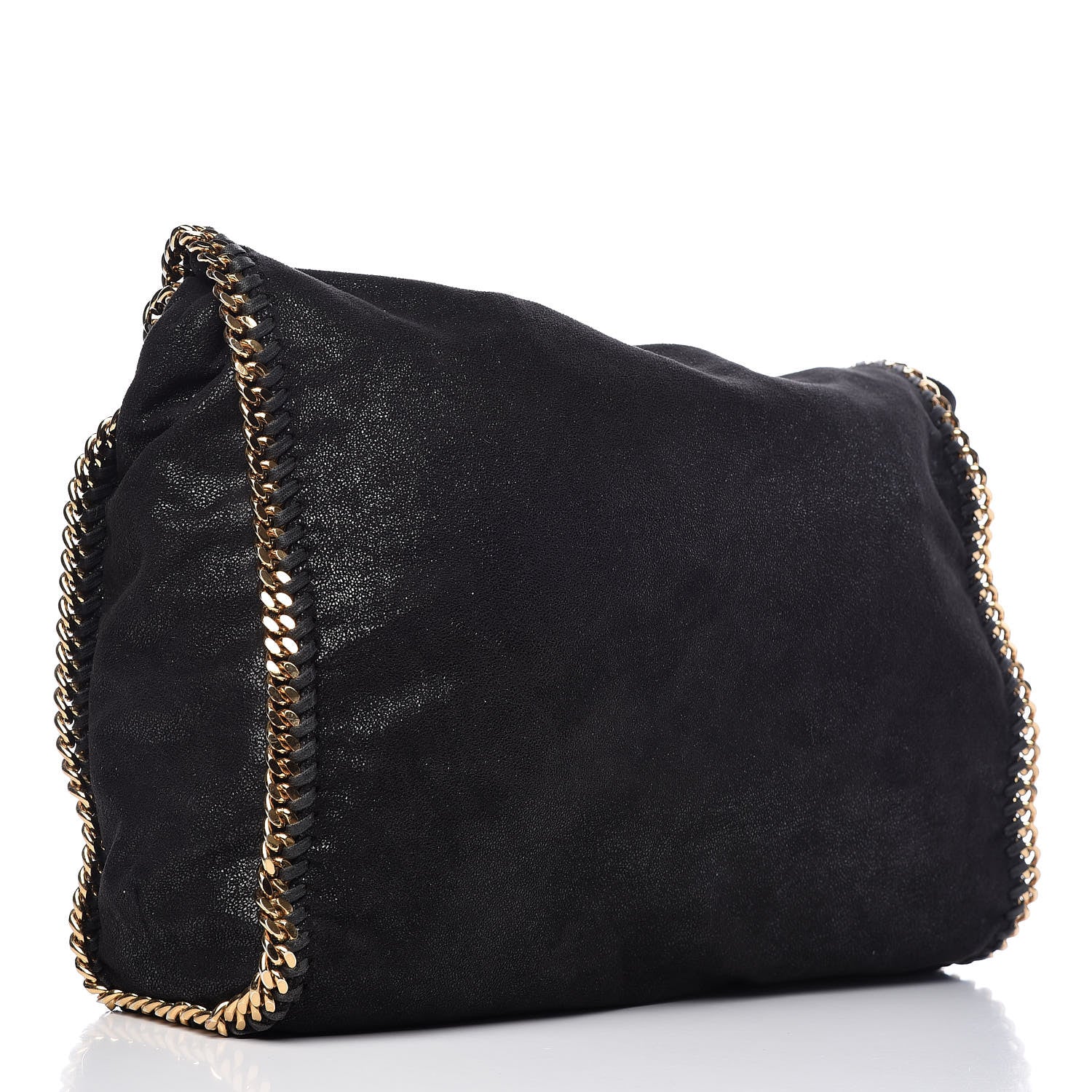 Stella McCartney Shaggy Deer Big Falabella Tote Black 4 of 12