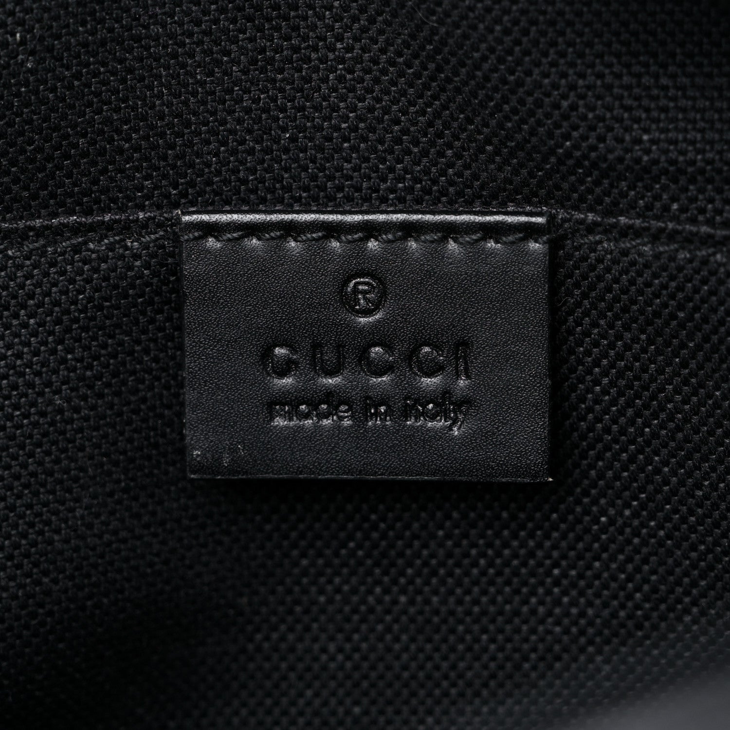 Gucci GG Supreme Monogram Web Shoulder Bag Black Grey 6 of 9