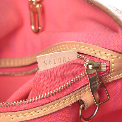 Louis Vuitton Damier Azur Delightful MM Pink 10 of 19
