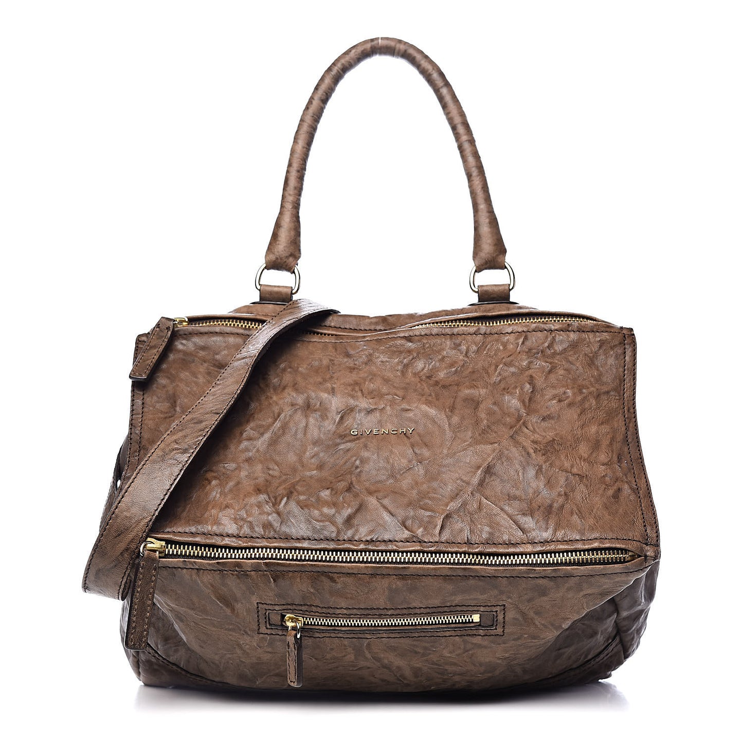 Tumbled Sheepskin Large Pandora Charcoal