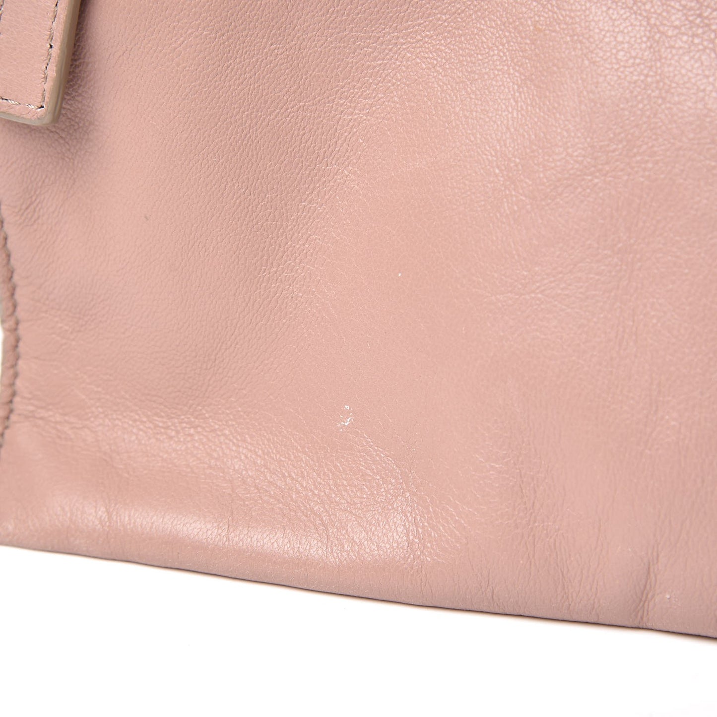 Ramskin Large Alix Padlock Zip Shoulder Bag Blush Nude