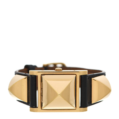Hermes Stainless Steel Epsom 23mm Medor Quartz Watch Noir 3 of 8