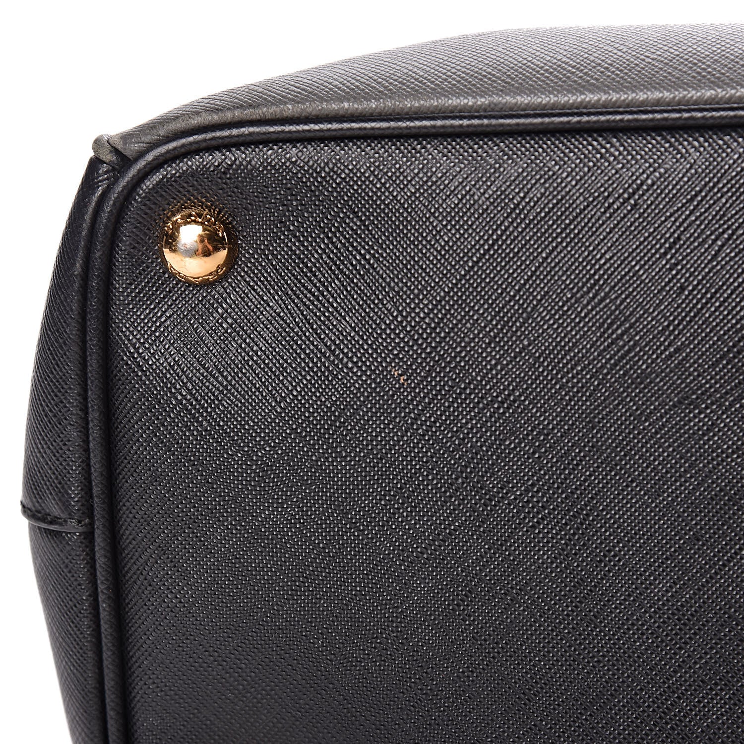 Prada Saffiano Lux Bi-Color Medium Tote Mercurio Black 19 of 21