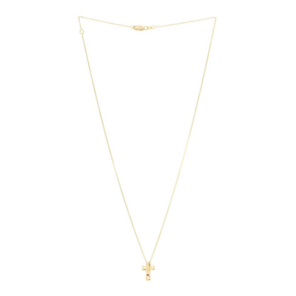 Roberto Coin 18K Yellow Gold Cross Pendant Necklace 4 of 6