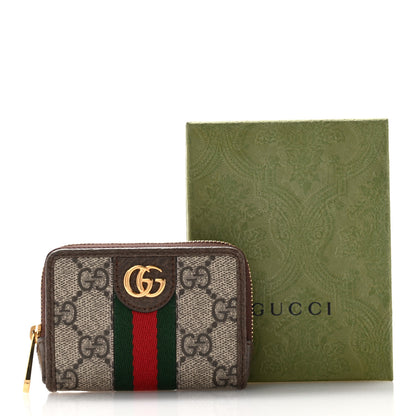 Gucci GG Supreme Monogram Web Ophidia Playing Card Case Beige New Acero 9 of 9