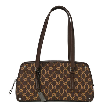 Gucci Monogram Shoulder Bag Dark Brown 1 of 11