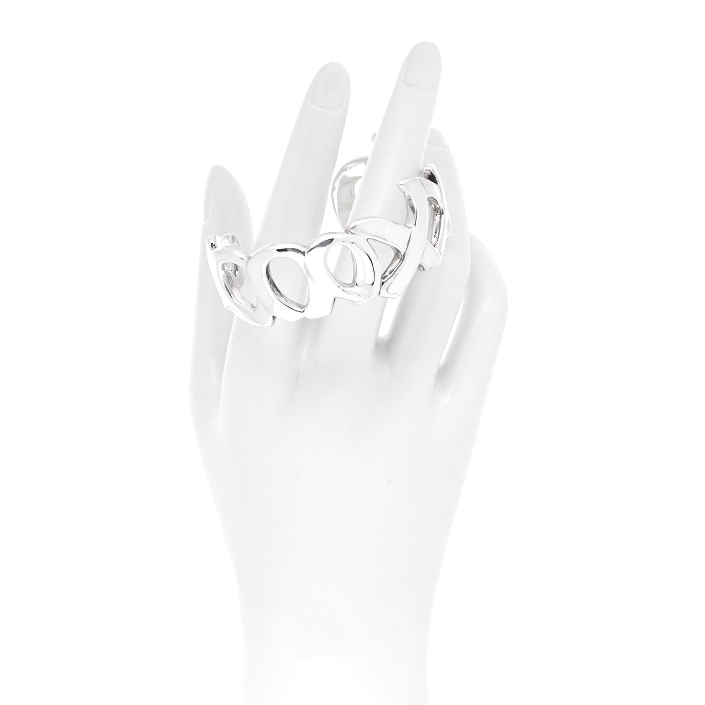 Sterling Silver Paloma's Graffiti Love & Kisses Cuff Bracelet