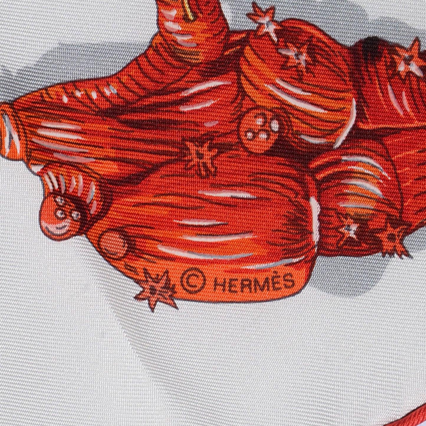Silk Reve De Corail Scarf 90