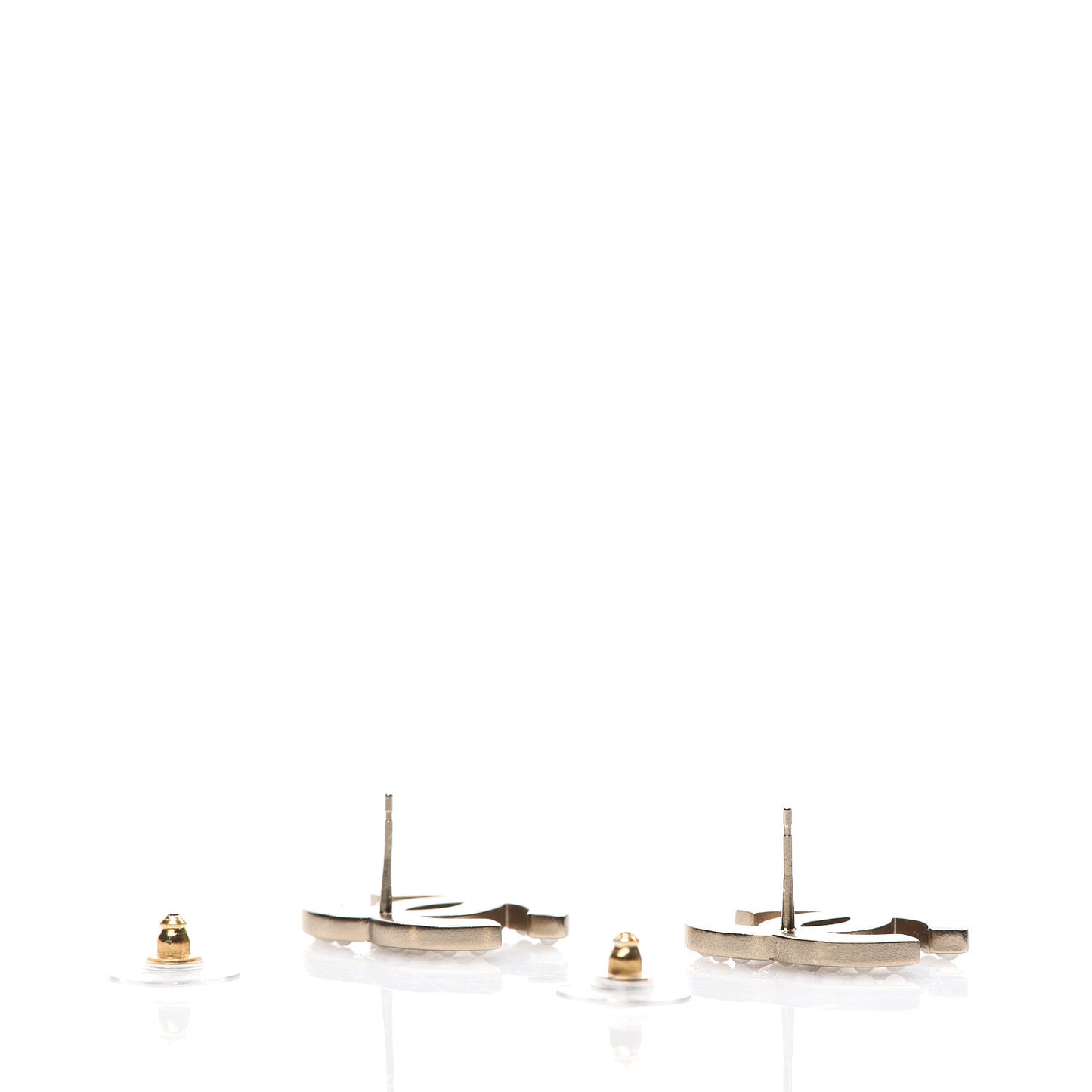 Pearl CC Earrings Light Gold