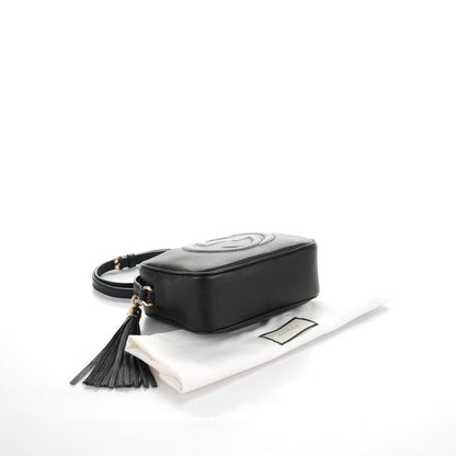 Gucci Pebbled Calfskin Small Soho Disco Bag Black 4 of 7