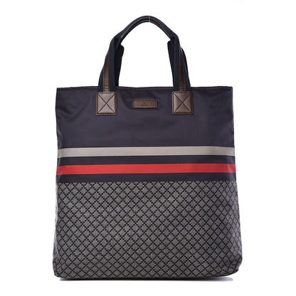 Gucci Nylon Diamante Web Tote Blue 1 of 14