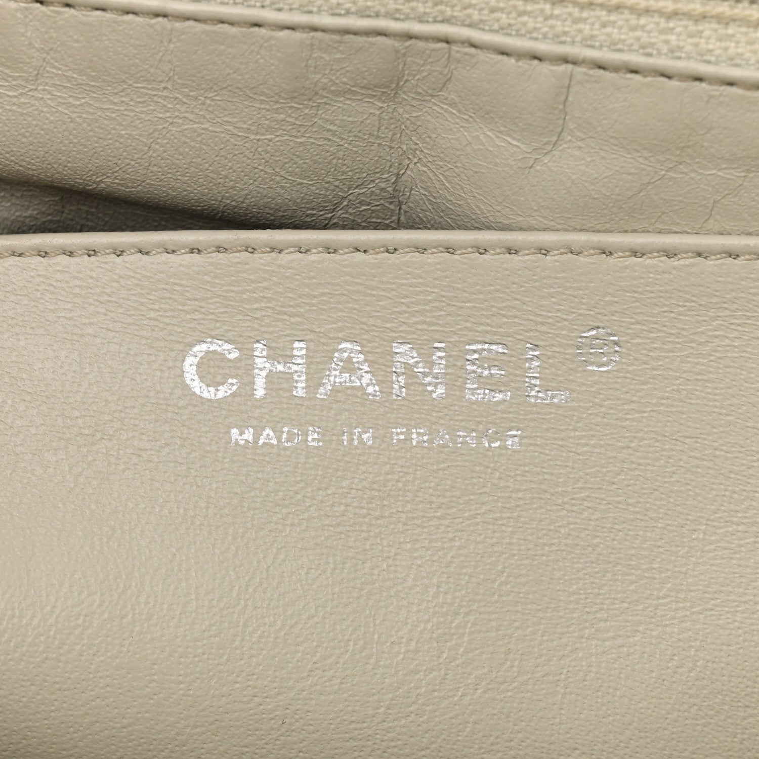 Chanel Washed Caviar Quilted Maxi Single Flap White 6 of 13
