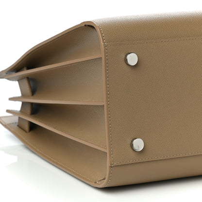 Saint Laurent Grained Calfskin Small Sac De Jour Taupe 11 of 14