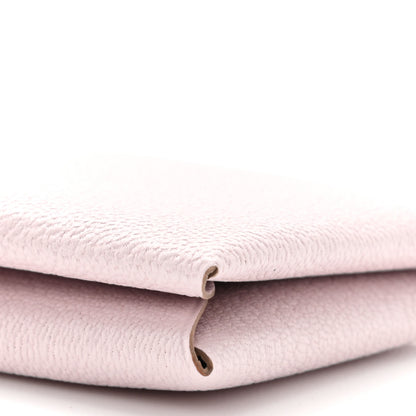 Hermes Chevre Mysore Calvi Card Case Mauve Pale 9 of 10