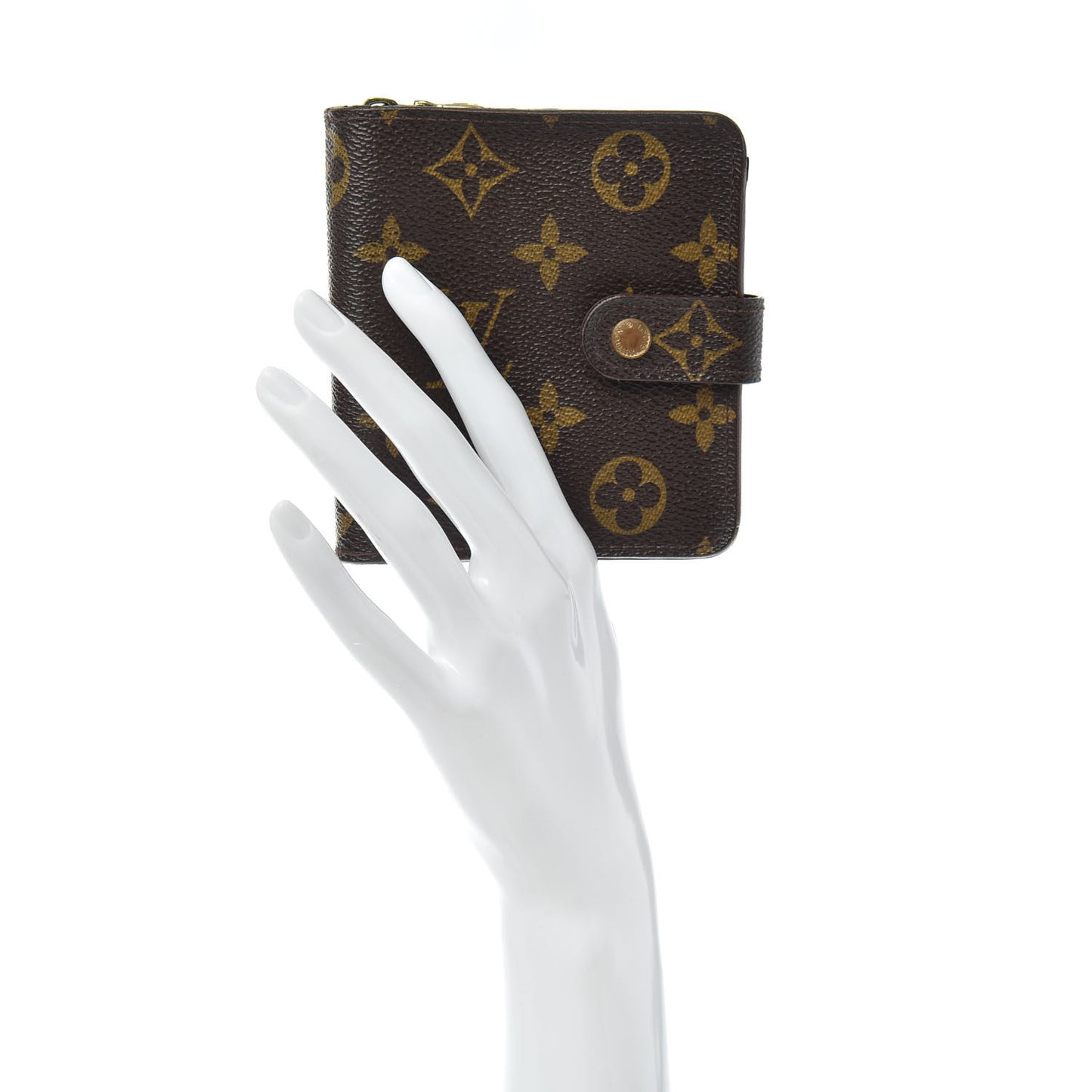 Monogram Compact Zippe Zipped Wallet