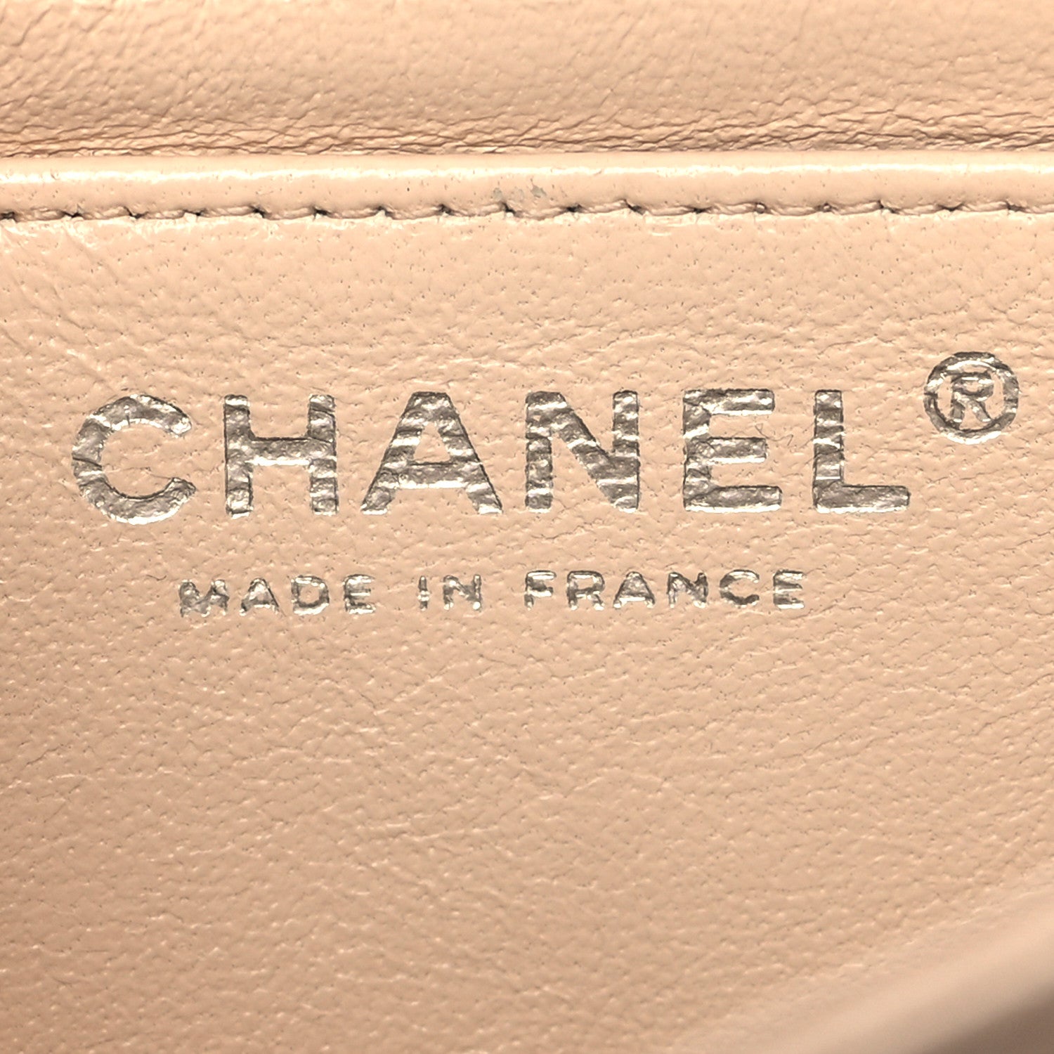 Chanel Caviar Quilted Mini Square Flap Light Beige 6 of 10