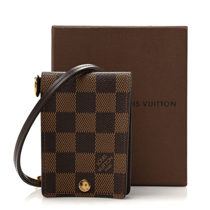 Louis Vuitton Damier Ebene Porte Carte ID Bandouliere 7 of 7
